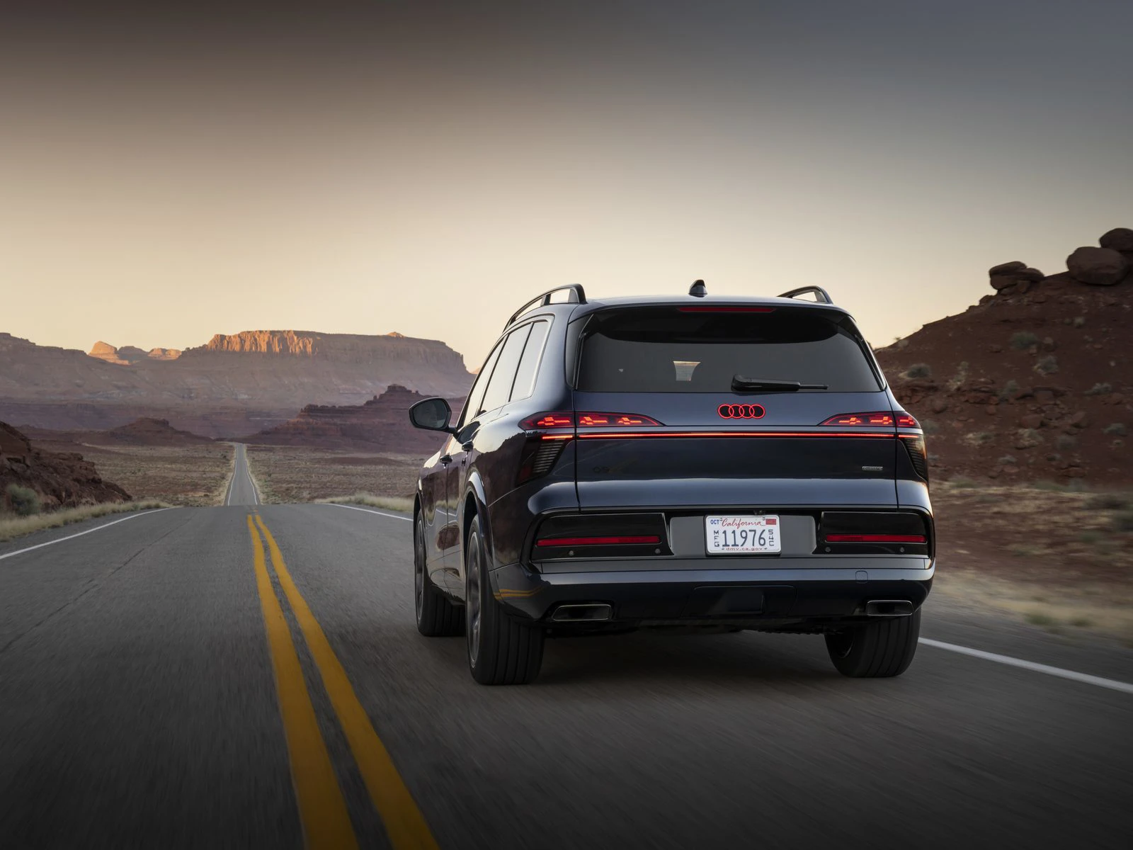 Audi Q9 2026 Bagfra Paa Vej