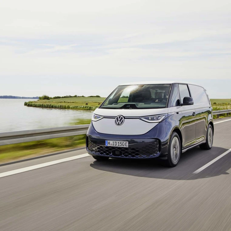 VW ID Buzz Cargo 2023 Koerende Forfra