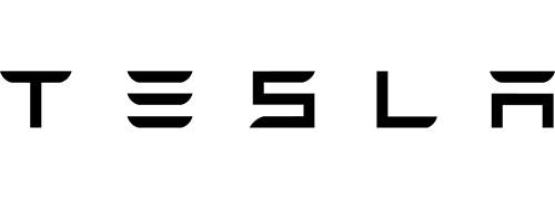 Tesla Logo Wordmark Black
