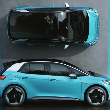 VW ID.3 2021 Profil + Oppefra