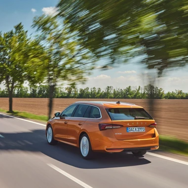 Skoda Octavia Combi 2024 Koerende Bagfra