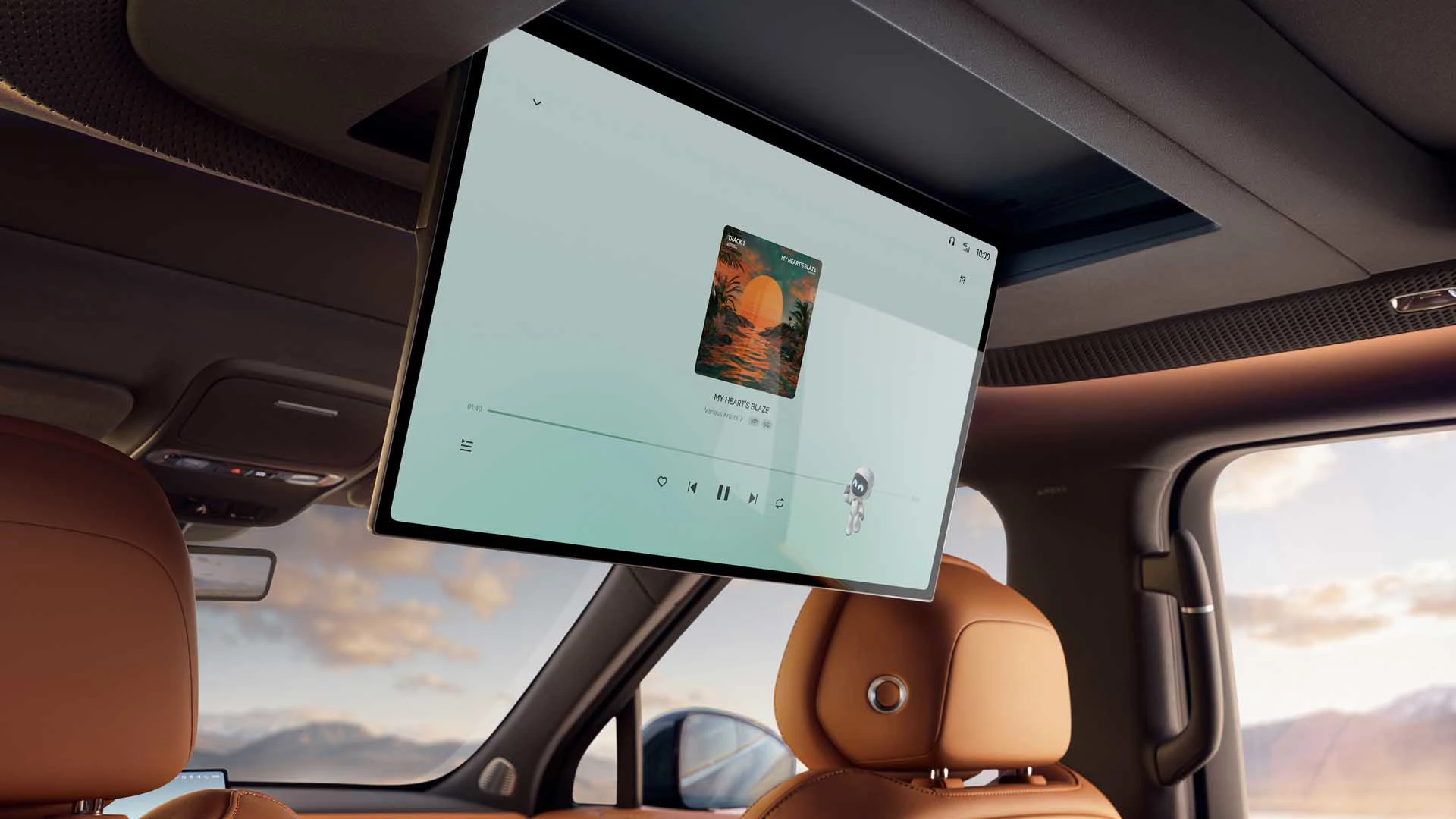 Roof Mounted Media Display
