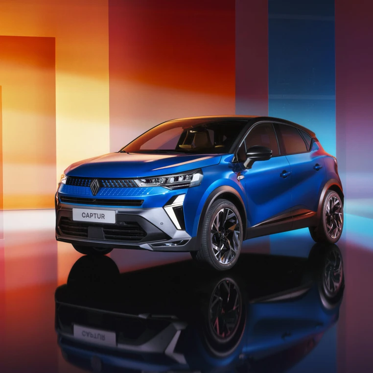 Renault Captur 2024 Esprit Alpine Iron Blue Studio Forfra