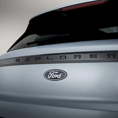 Ford Elektrisk Explorer 2023 Studie Bagende Taet Paa