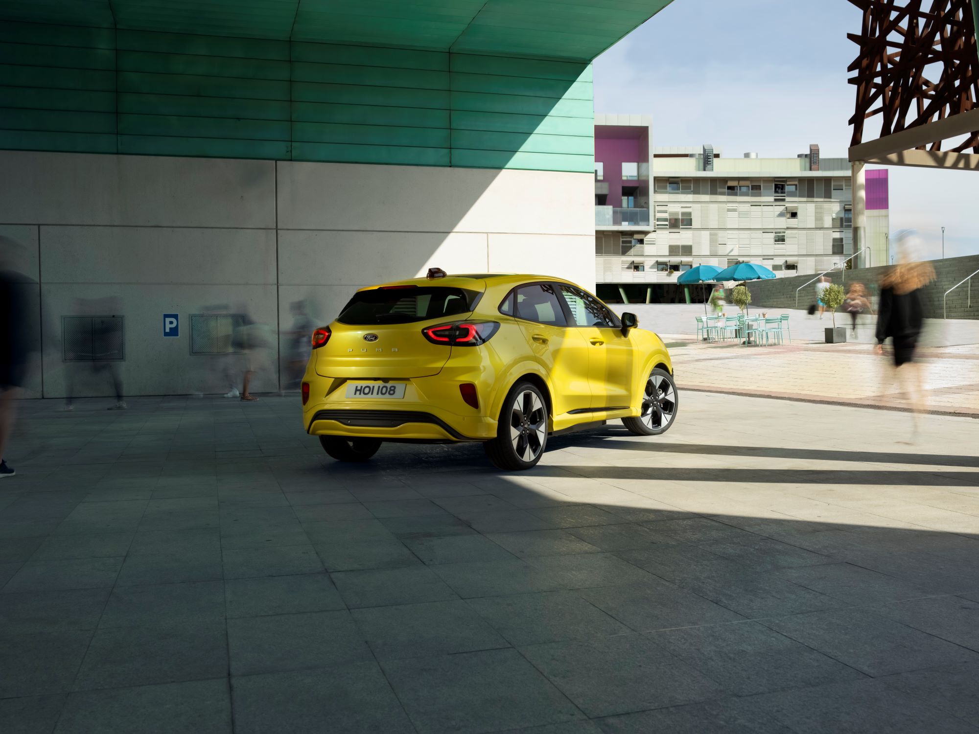 Ford Puma Gen E Elektrisk 2024 Skraa Bagfra