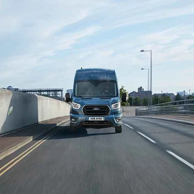 Ford Transit 2019 Eksterioer Koerekomfort Rummelighed Blaa (2)