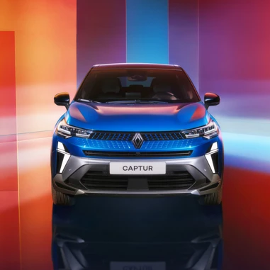 Renault Captur 2024 Esprit Alpine Iron Blue Studio Front