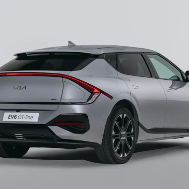 Kia EV6 2025 Wolf Grey Skraa Bagfra