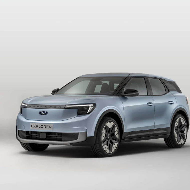 Ford Elektrisk Explorer 2023 Studie Forfra